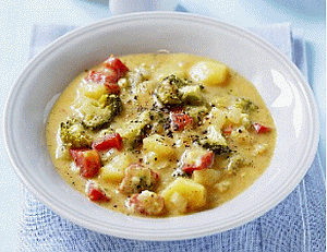 Image: Potatoe and Broccoli Curry
