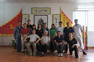 Image: Gwok Fu centre and Sifu Liang lower right - click to enlarge