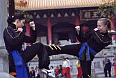 Image: Anne and Sophie Demonstrate Kung Fu in Foshan