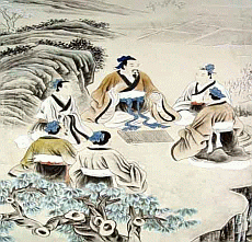 Image: Chinese picture of Mohist discourse