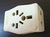 Image: Triple outlet multi-purpose adapter - Click to Enlarge
