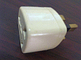 Image: Chinese multi-adapter with British 3-pin plug, which is ideal to use in UK with Chinese bought goods - Click to Enlarge
