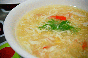 Image: Crabmeat and Sweetcorn Soup - Click to Enlarge