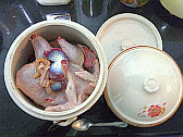 Image: How to cook Toisan Chicken, or slow-steamed chicken = takes hours, delicious! - Click for Details