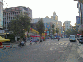 Image: Busy main street at 6.45am - Click to Enlarge