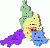 Image: City District map of Foshan