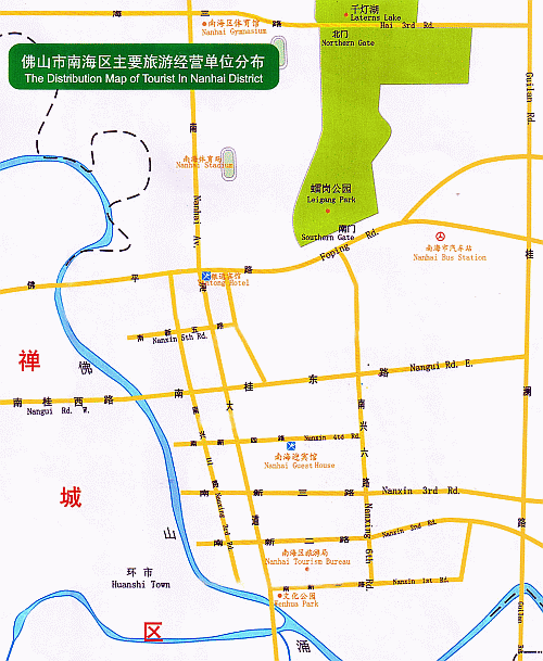 Image: Map of Nanhai - click to enlarge