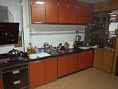 Image: The kitchen after refurbishment, view 2 - Click to Enlarge