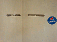 Image: WC towel hooks and a strange sign - Click to Enlarge