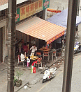 Image: The local Sik Juk restaurant as seen from our balcony - Click to Enlarge