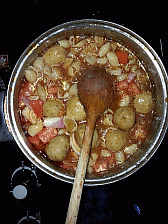 Image: Splodge with meatballs, quick, tasty, and filling - Click to Enlarge