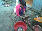 Image: Siu Ying preparing Spare Ribs for me